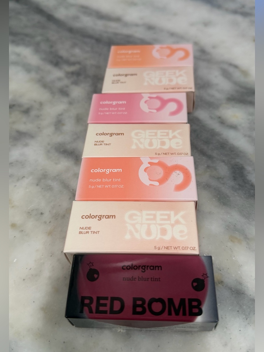 Colorgram Nude blur tint.